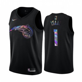 Män Orlando Magic Tröja Jonathan Isaac 1 Iridescent HWC Collection Swingman